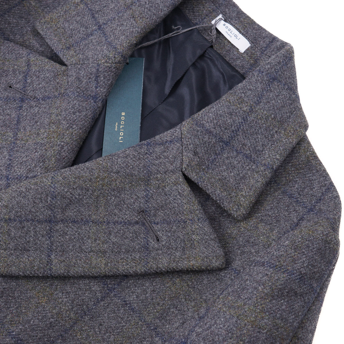 Boglioli Soft-Constructed Wool Overcoat