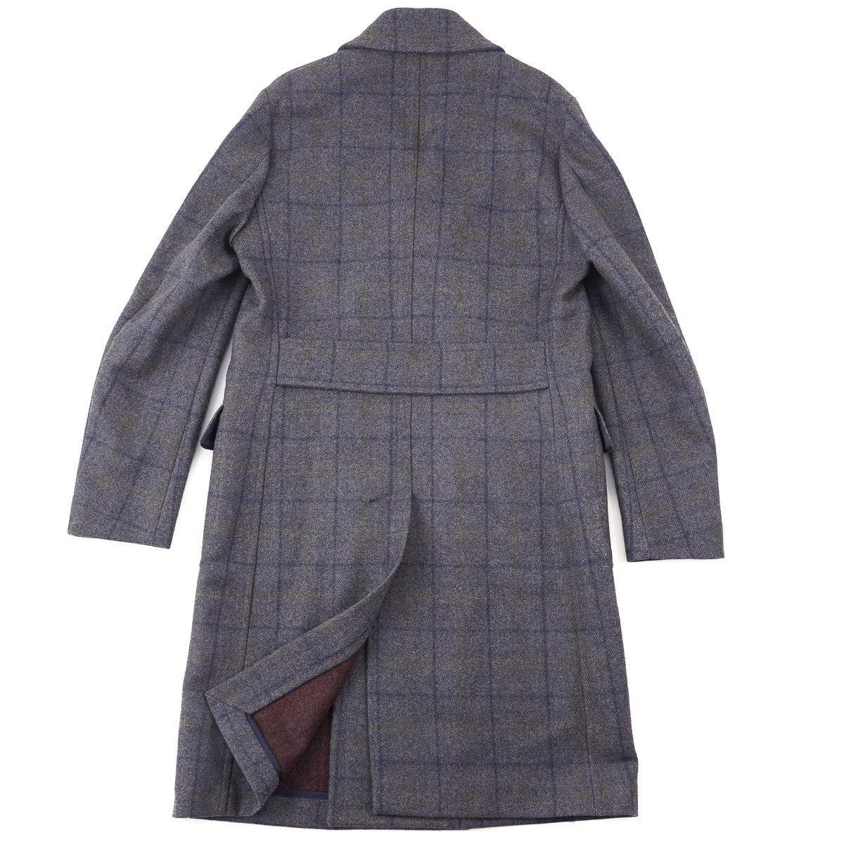Boglioli Soft-Constructed Wool Overcoat