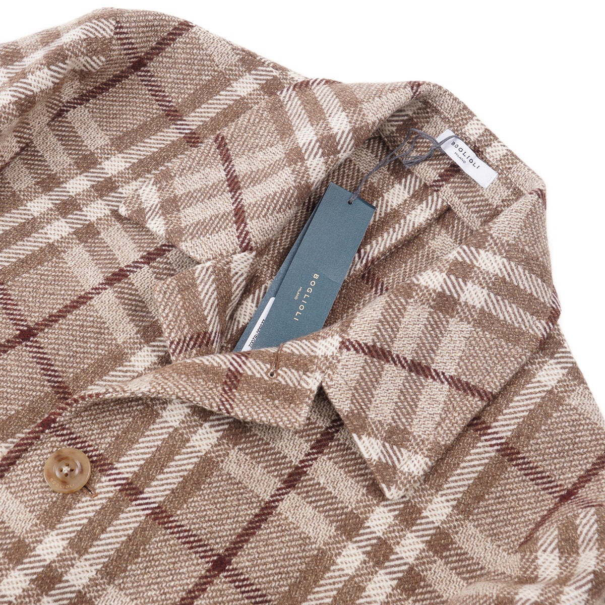 Boglioli Soft-Constructed Wool-Cashmere Coat