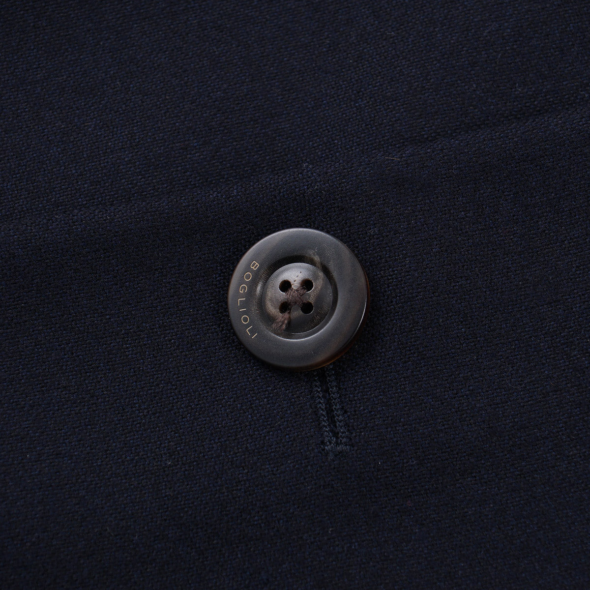 Boglioli Navy Pure Cashmere Overcoat