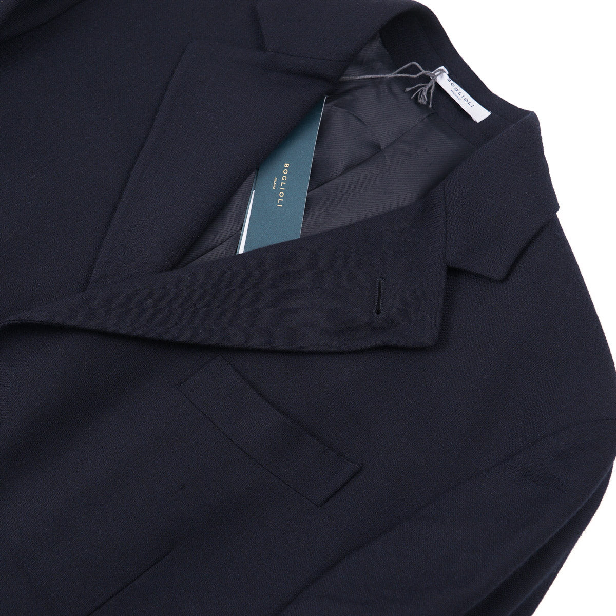 Boglioli Navy Pure Cashmere Overcoat