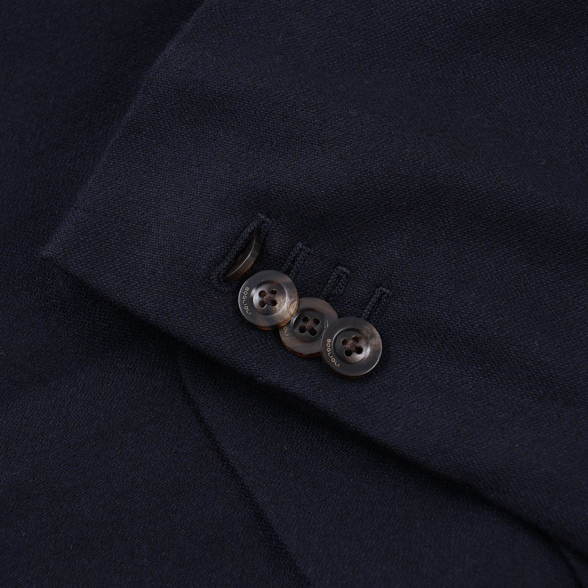 Boglioli Navy Pure Cashmere Overcoat