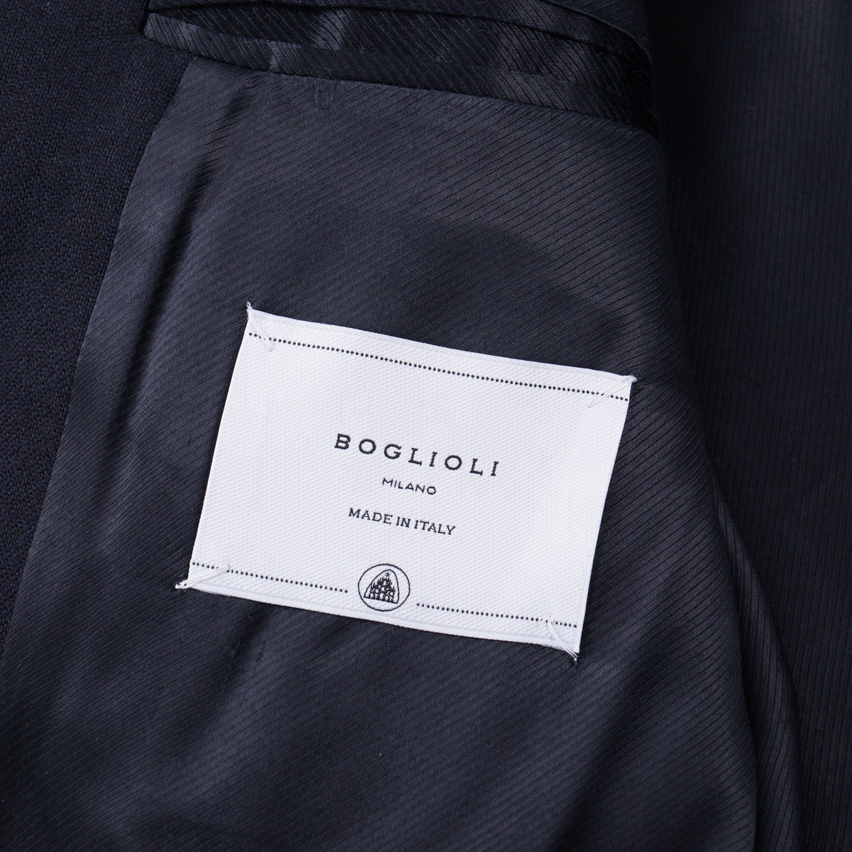 Boglioli Navy Pure Cashmere Overcoat