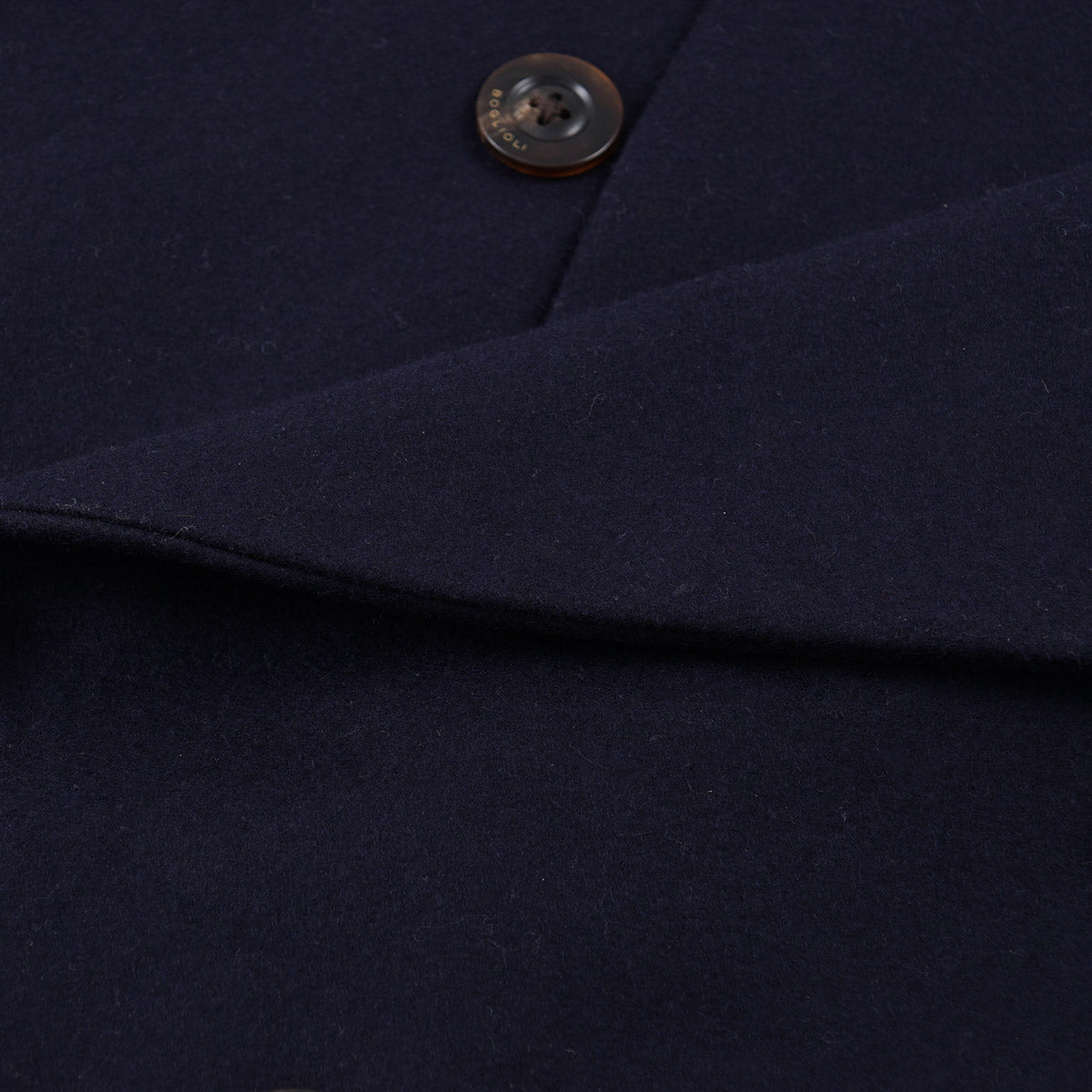 Boglioli Double-Breasted Wool Overcoat