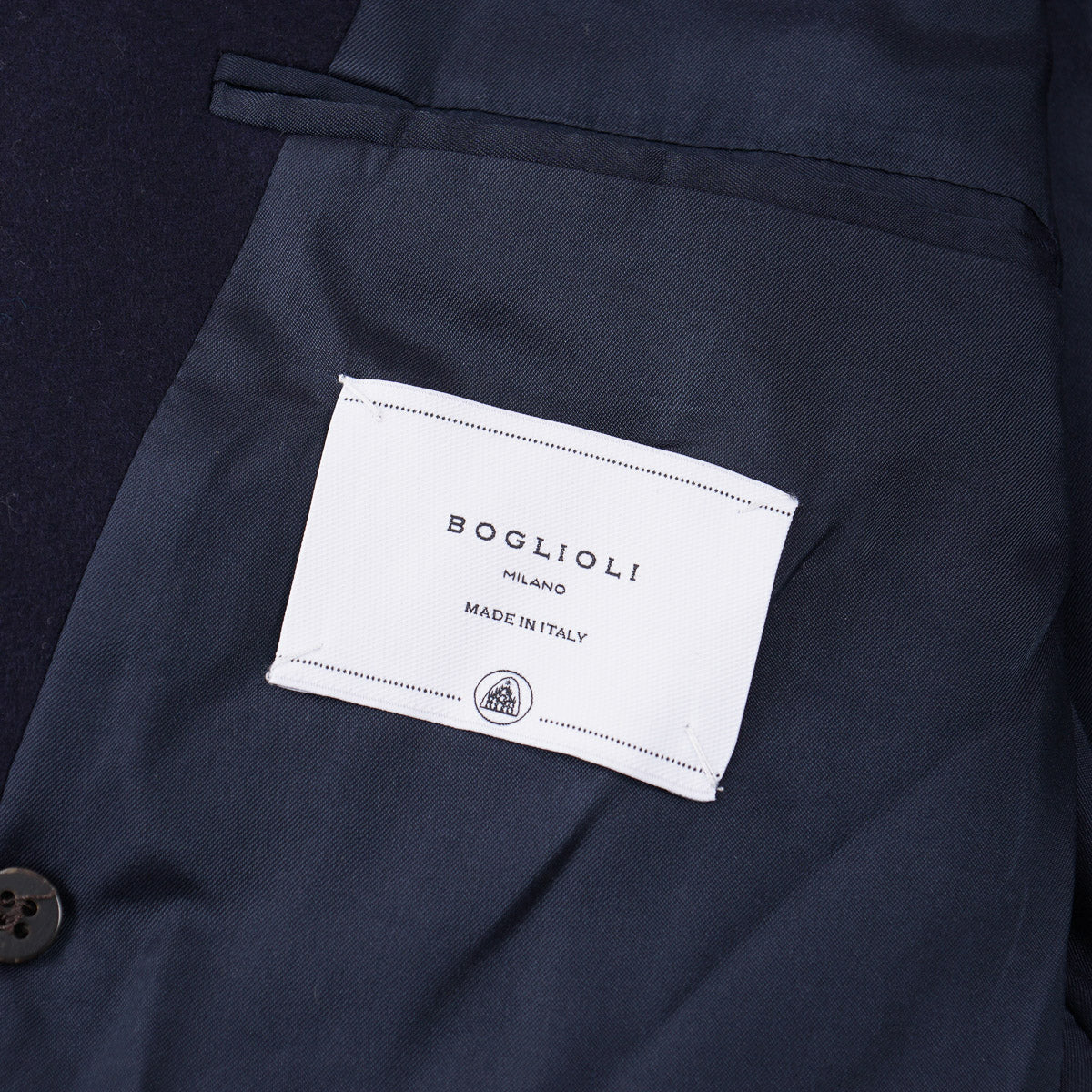 Boglioli Double-Breasted Wool Overcoat