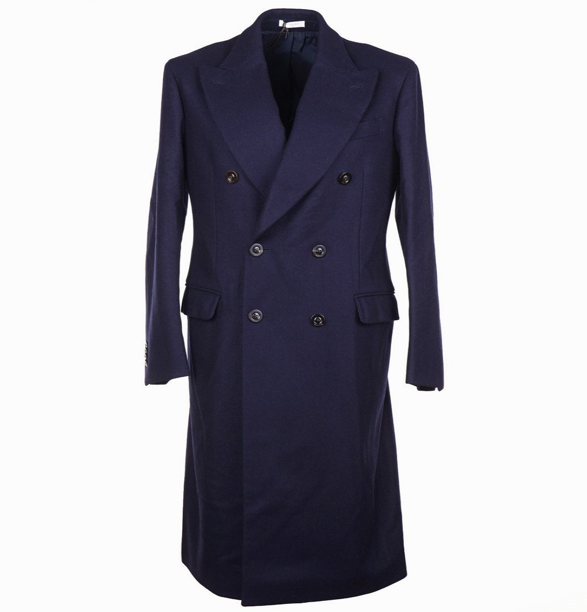 Boglioli Double-Breasted Wool Overcoat
