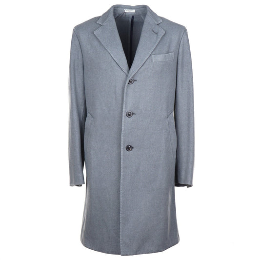 Boglioli Garment-Washed Wool Overcoat