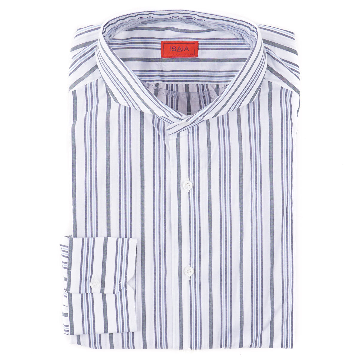 Isaia Tailored-Fit 'Mix' Cotton Shirt - Top Shelf Apparel