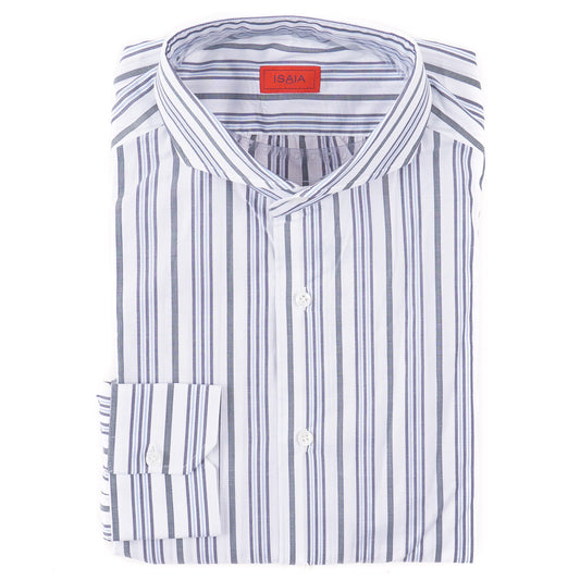 Isaia Tailored-Fit 'Mix' Cotton Shirt - Top Shelf Apparel