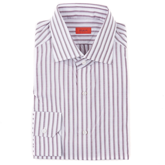 Isaia Tailored-Fit 'Mix' Cotton Shirt - Top Shelf Apparel