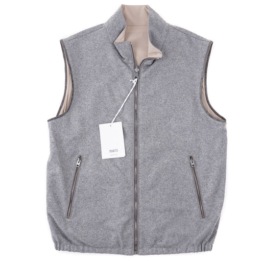 Manto Reversible Cashmere Outerwear Vest - Top Shelf Apparel