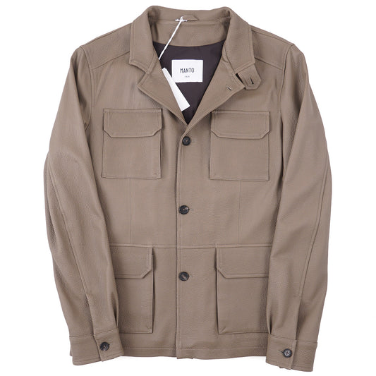 Manto Deerskin Leather Field Jacket - Top Shelf Apparel