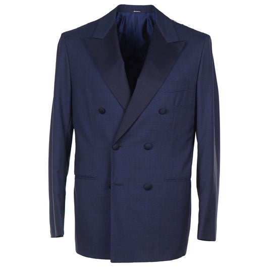Sartorio Blue Woven Wool Tuxedo