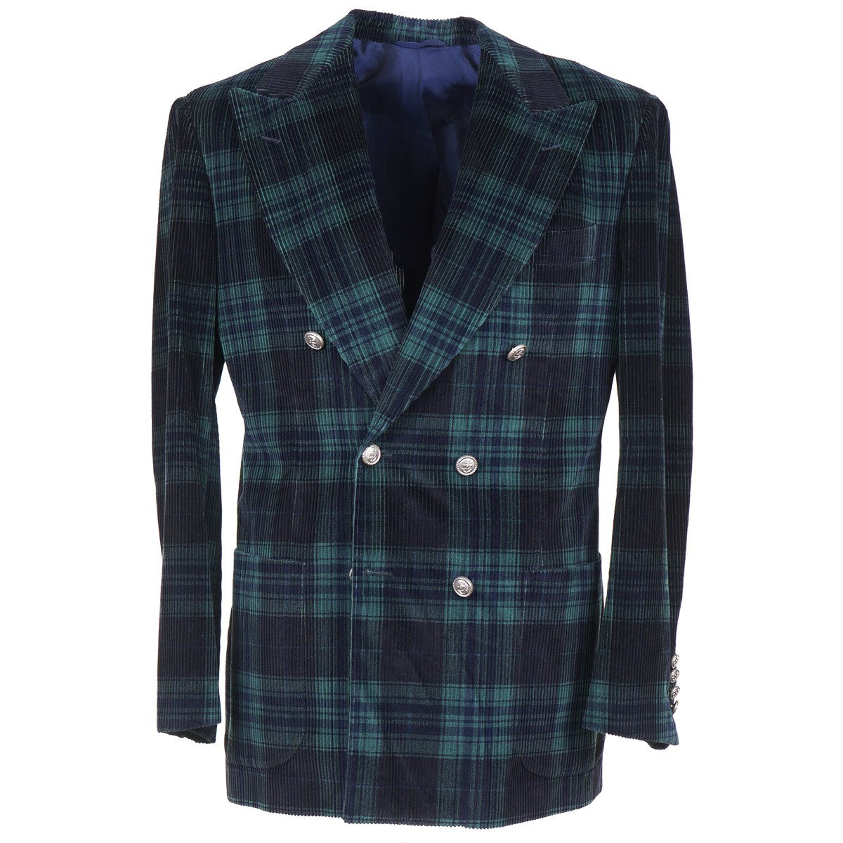 Sartorio Tartan Plaid Corduroy Blazer - Top Shelf Apparel