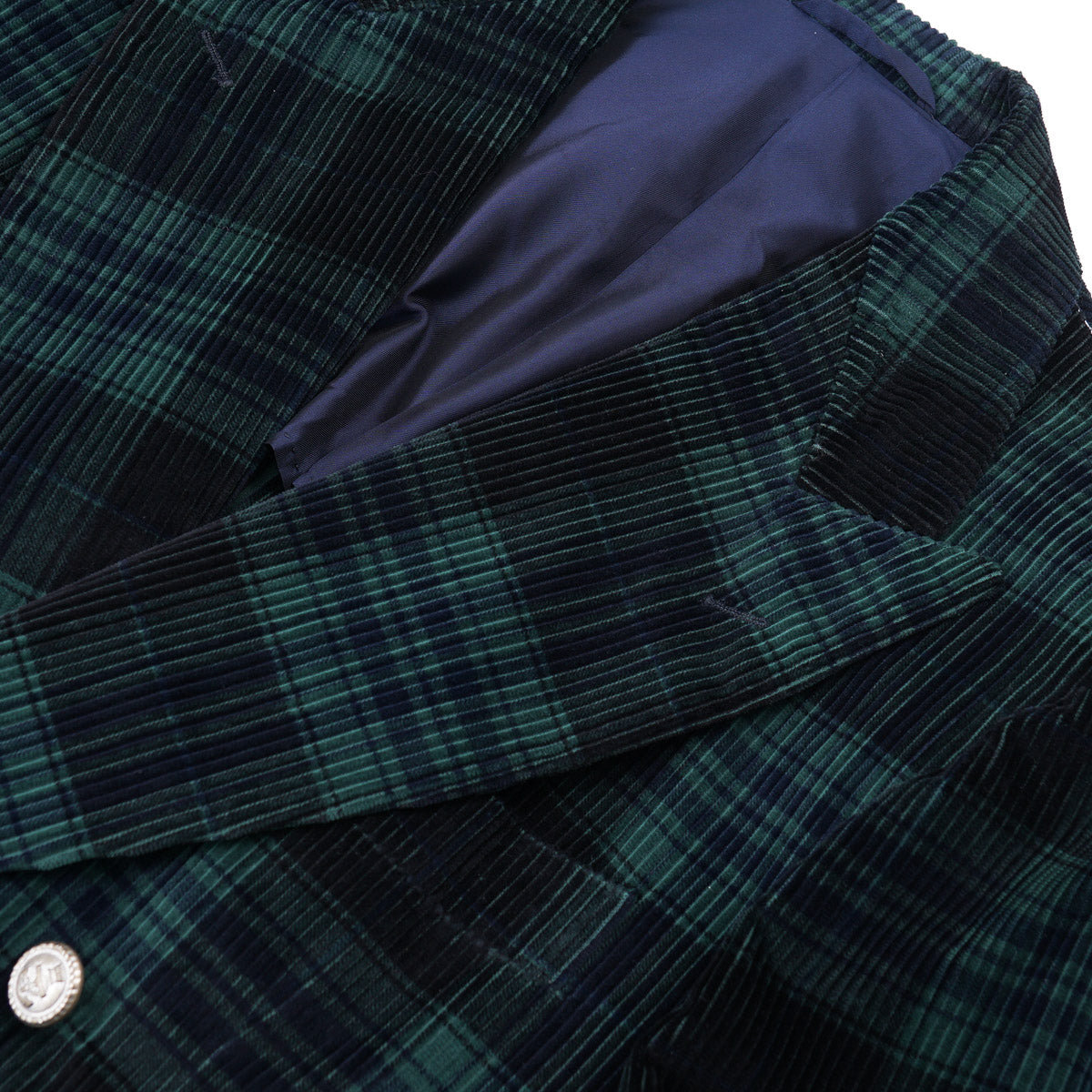 Sartorio Tartan Plaid Corduroy Blazer - Top Shelf Apparel