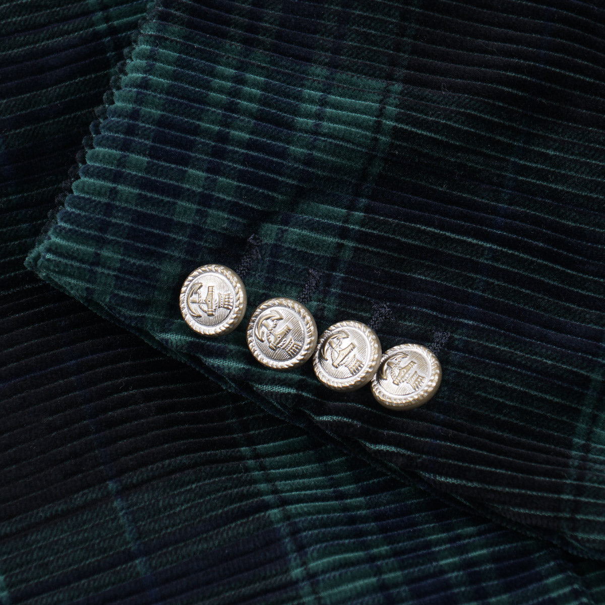 Sartorio Tartan Plaid Corduroy Blazer - Top Shelf Apparel