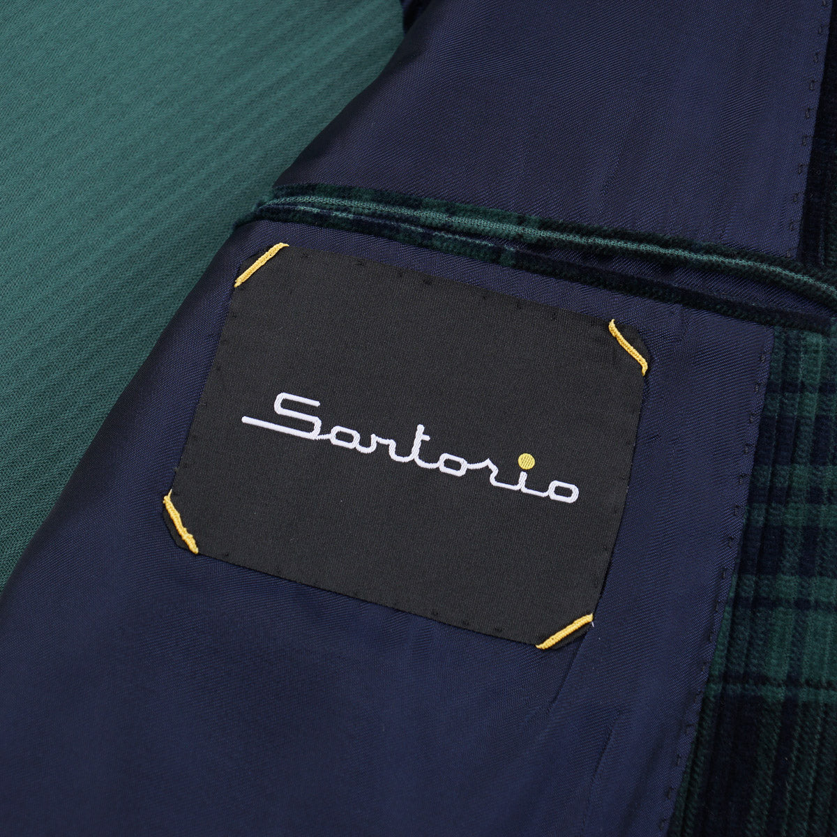 Sartorio Tartan Plaid Corduroy Blazer - Top Shelf Apparel