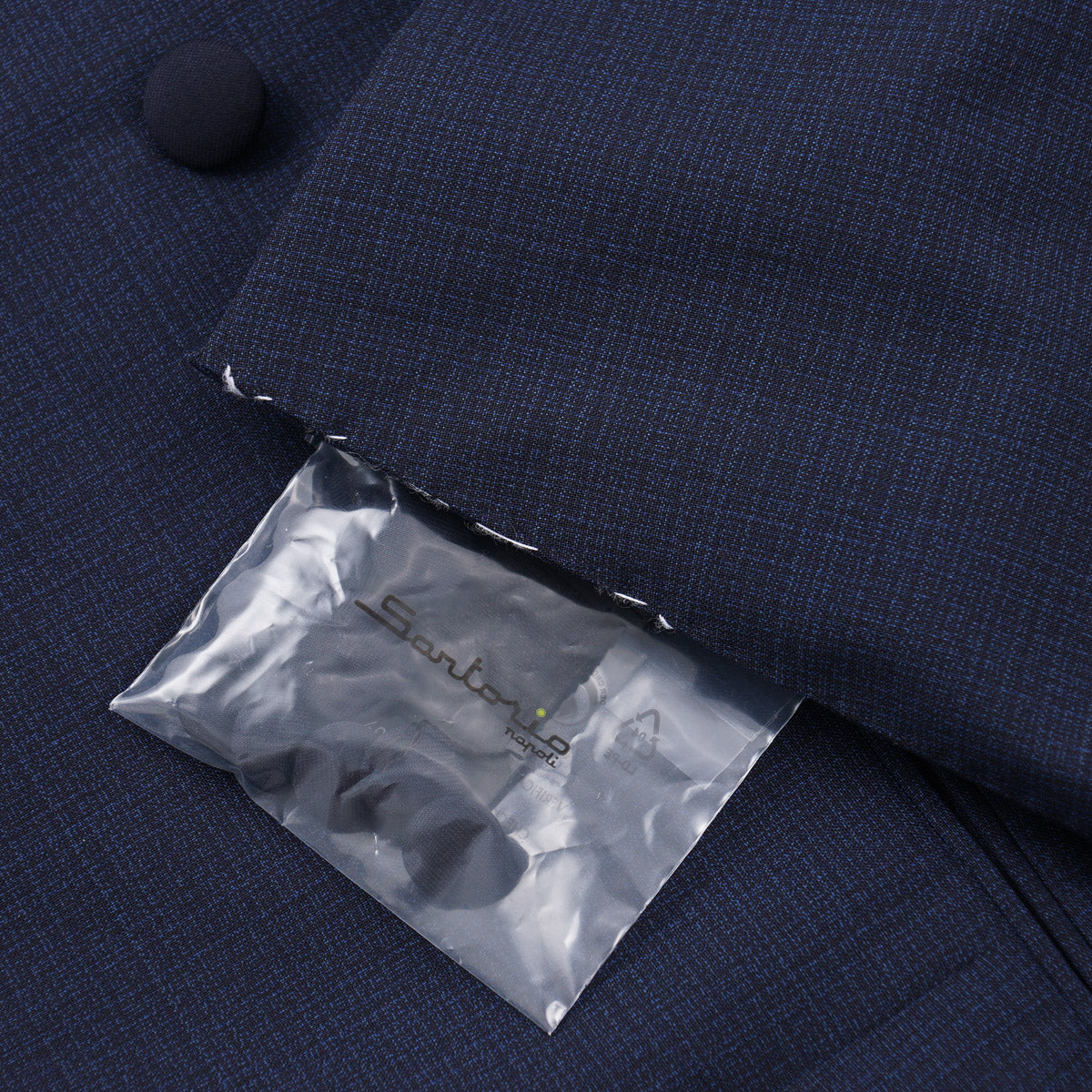 Sartorio Blue Woven Wool Tuxedo
