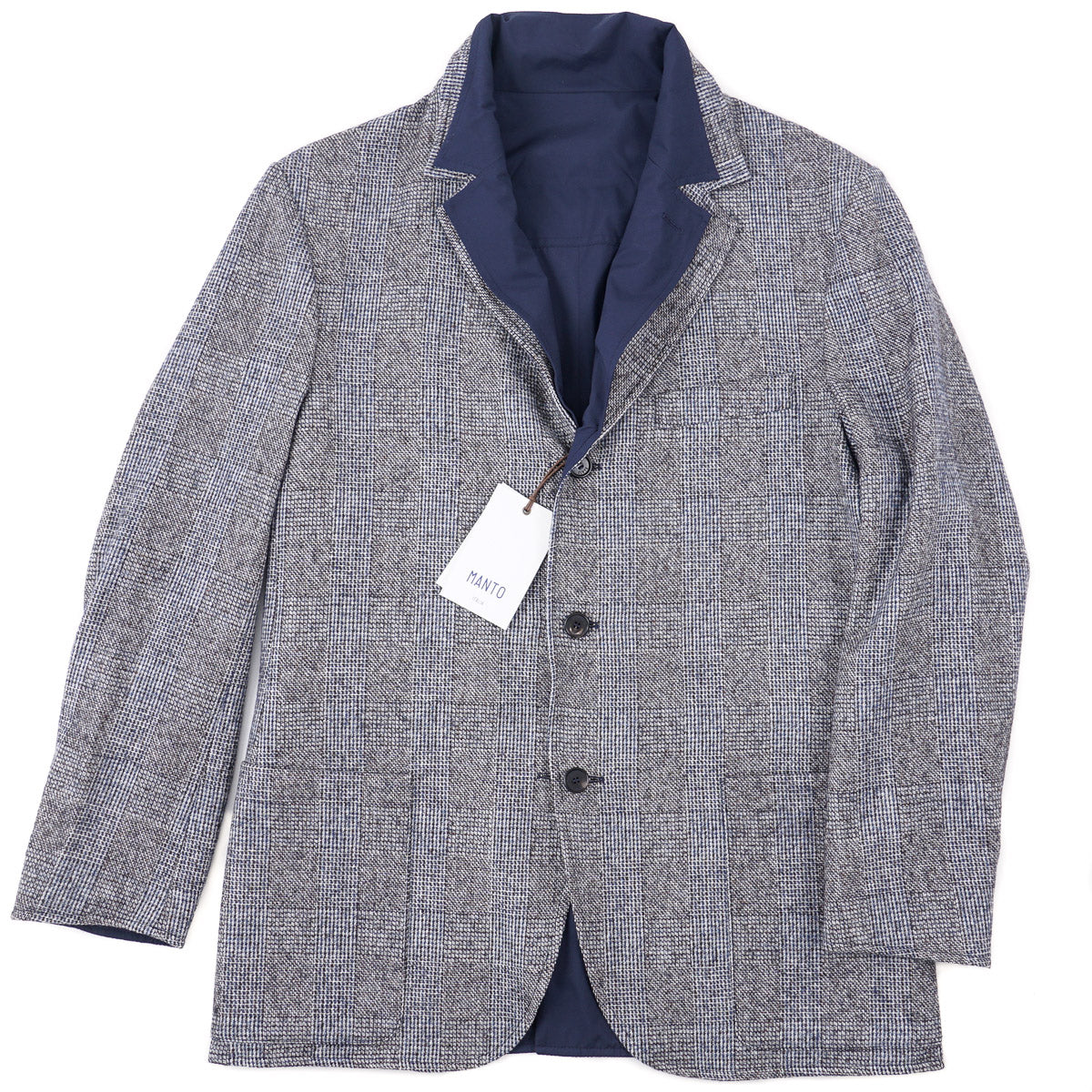 Manto Reversible Flannel Cashmere Blazer