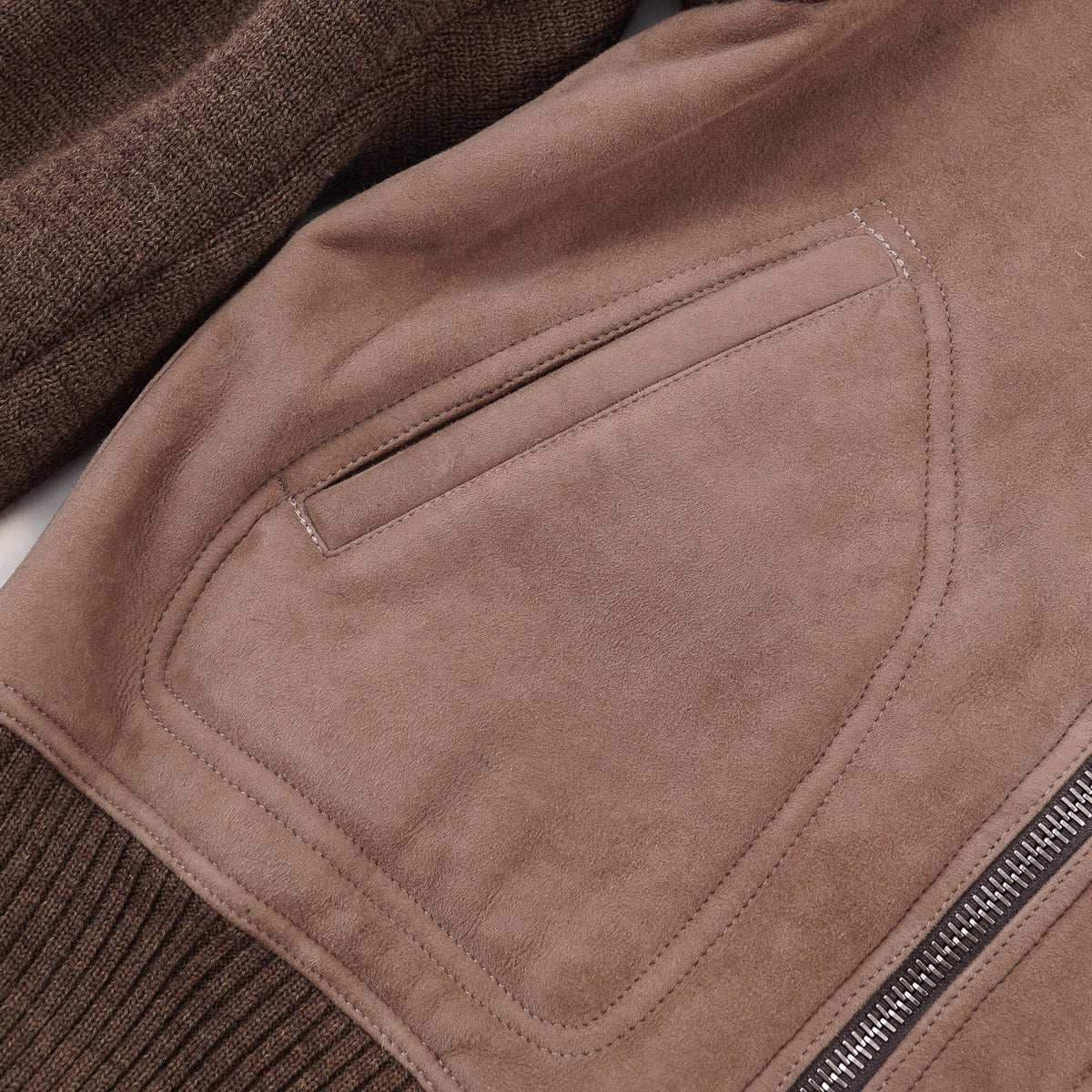 Manto Shearling Leather Hooded Jacket