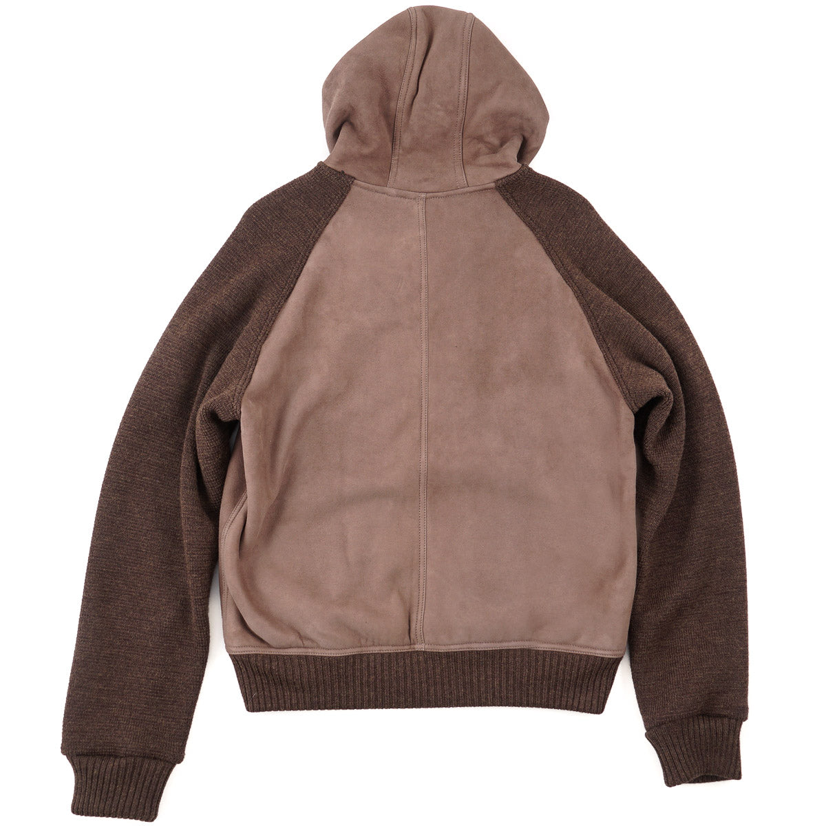 Manto Shearling Leather Hooded Jacket