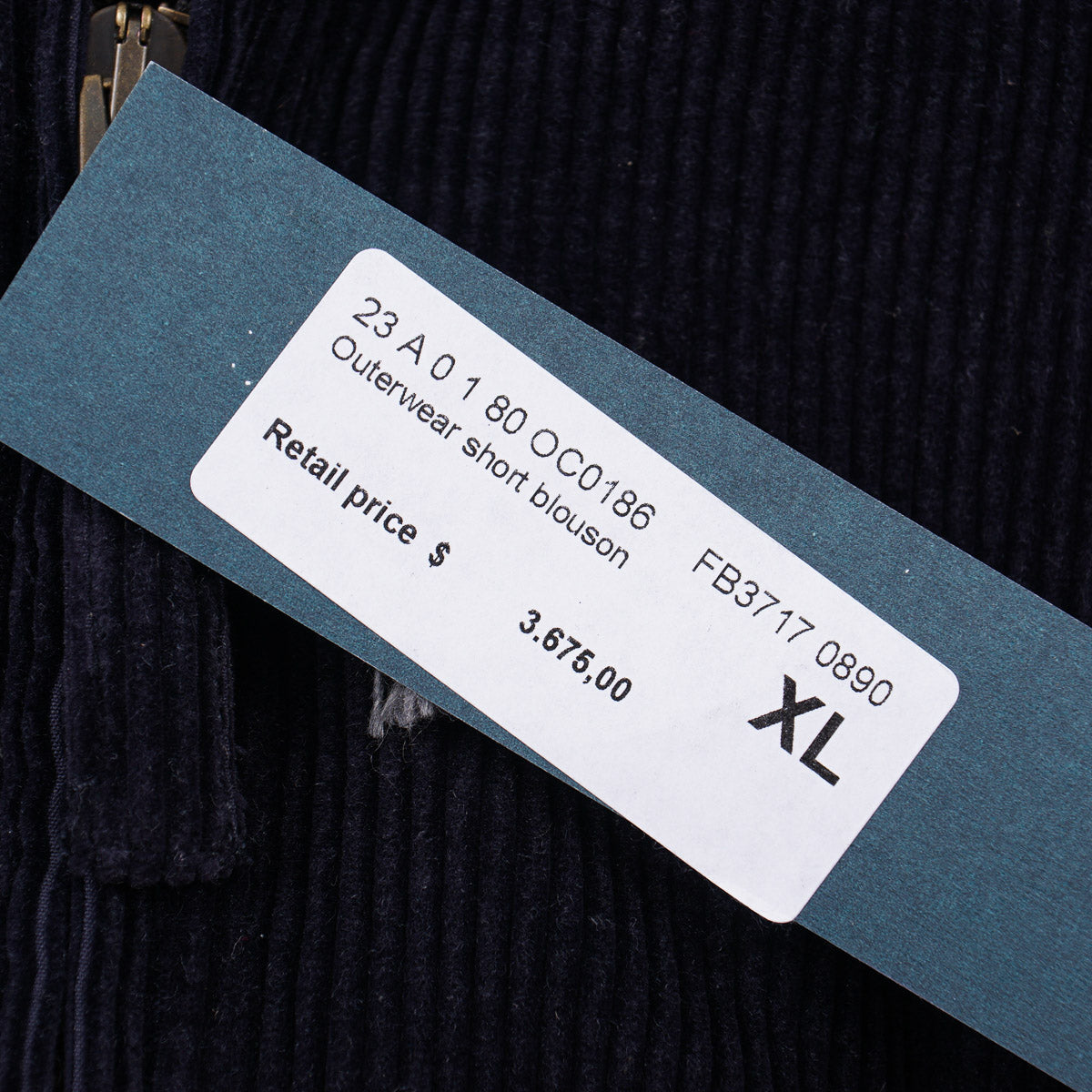 Boglioli Corduroy Hooded Down Jacket