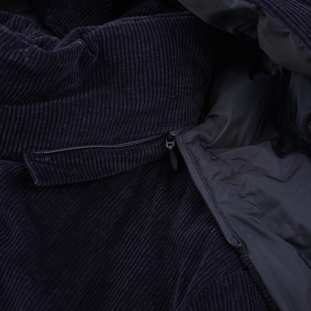 Boglioli Corduroy Hooded Down Jacket