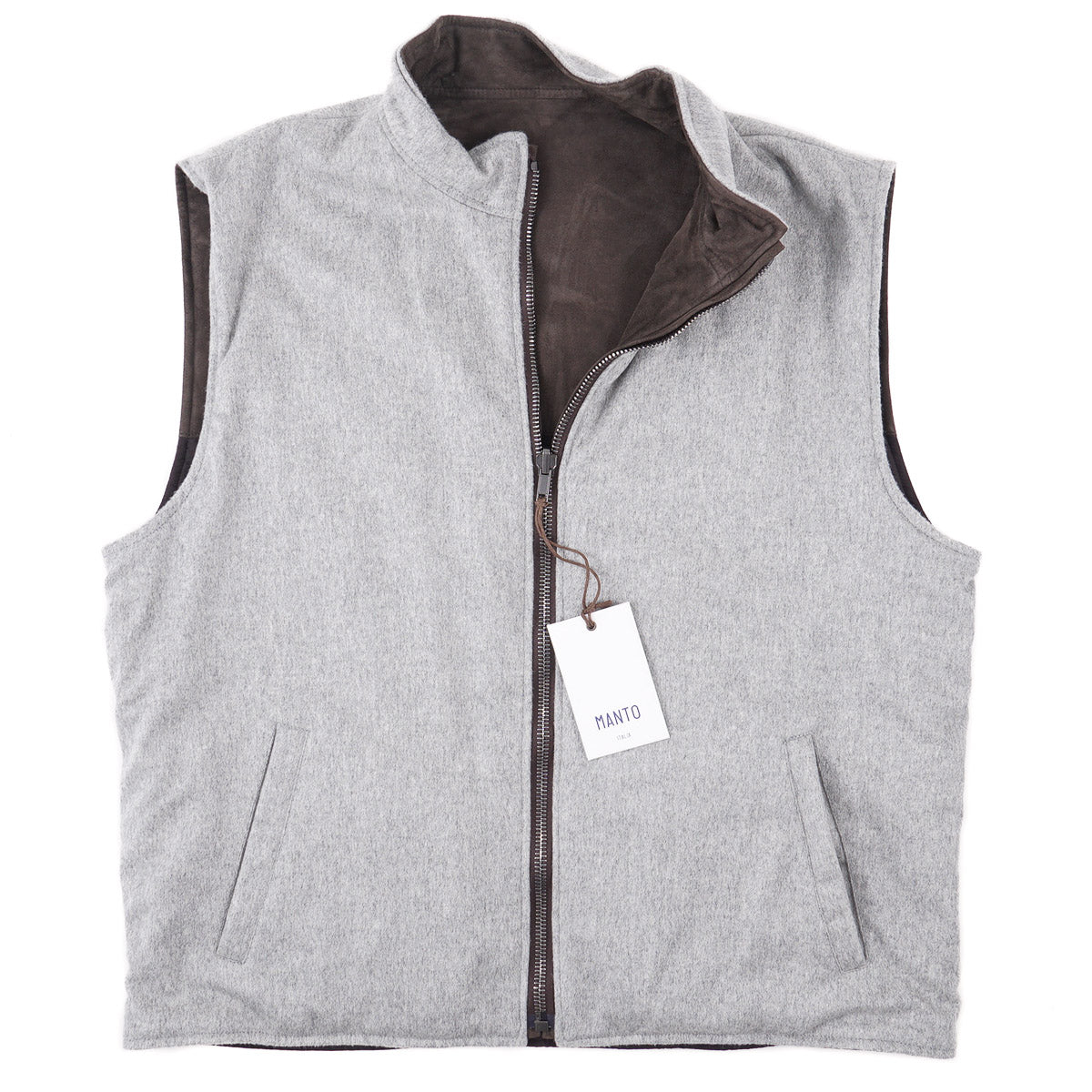 Manto Reversible Lambskin Suede Vest