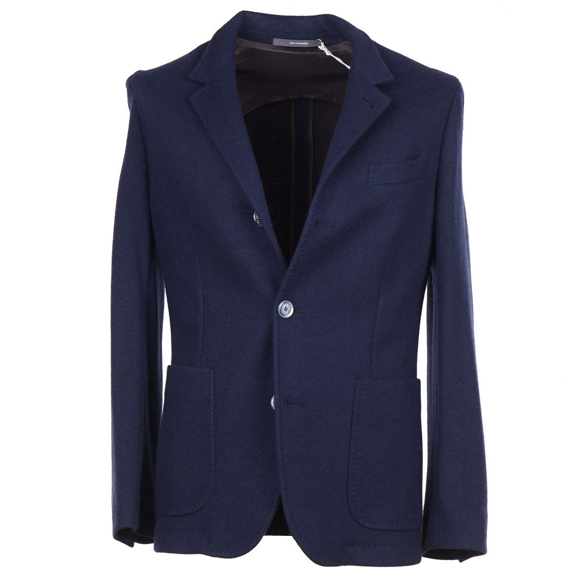 Fedeli Unstructured Flannel Cashmere Blazer