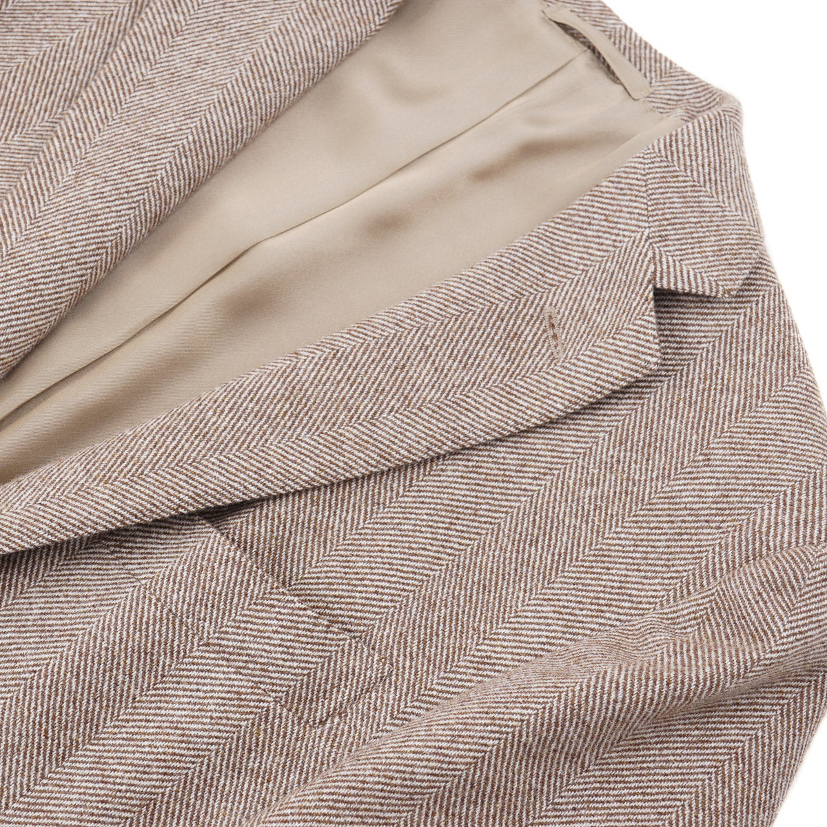 Sartoria Partenopea Herringbone Cashmere Sport Coat