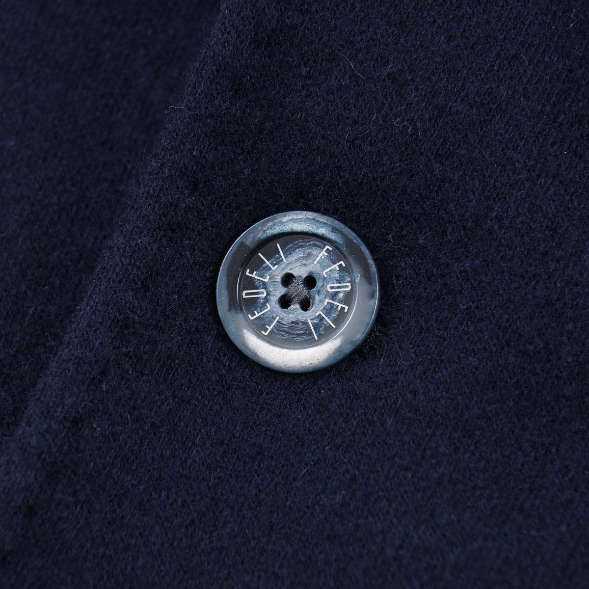 Fedeli Unstructured Flannel Cashmere Blazer