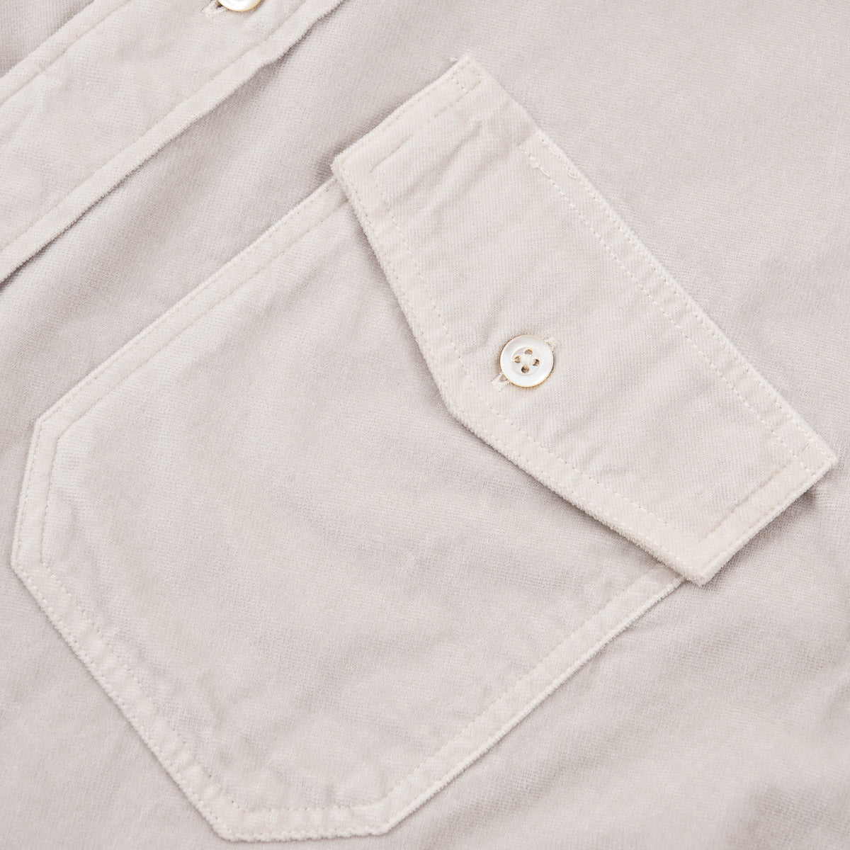 Boglioli Brushed Velvet Cotton Overshirt