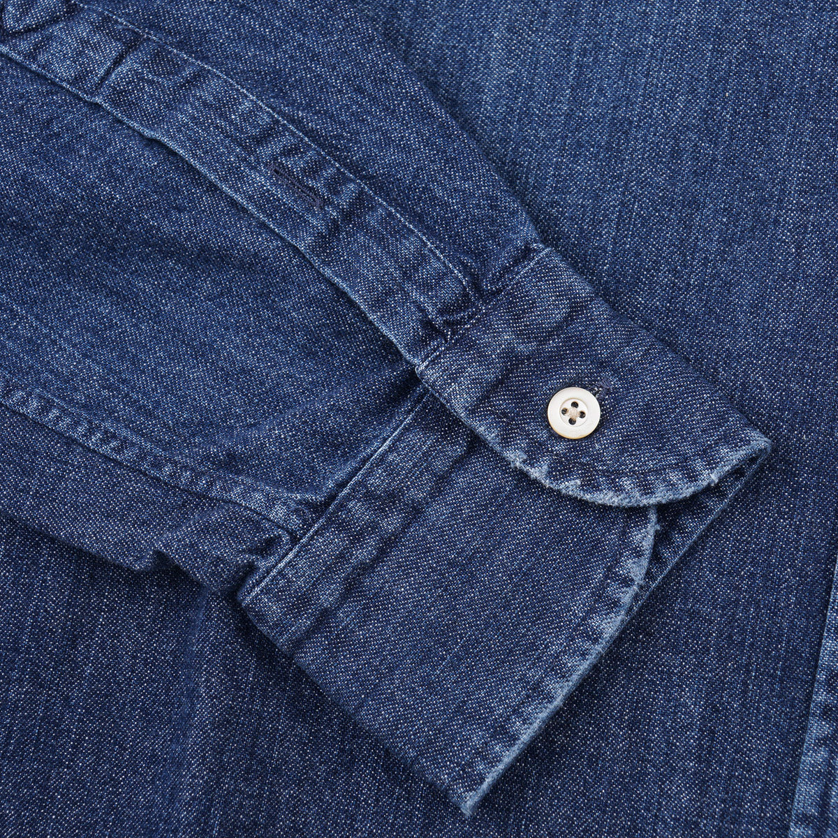 Boglioli Garment-Washed Denim Overshirt