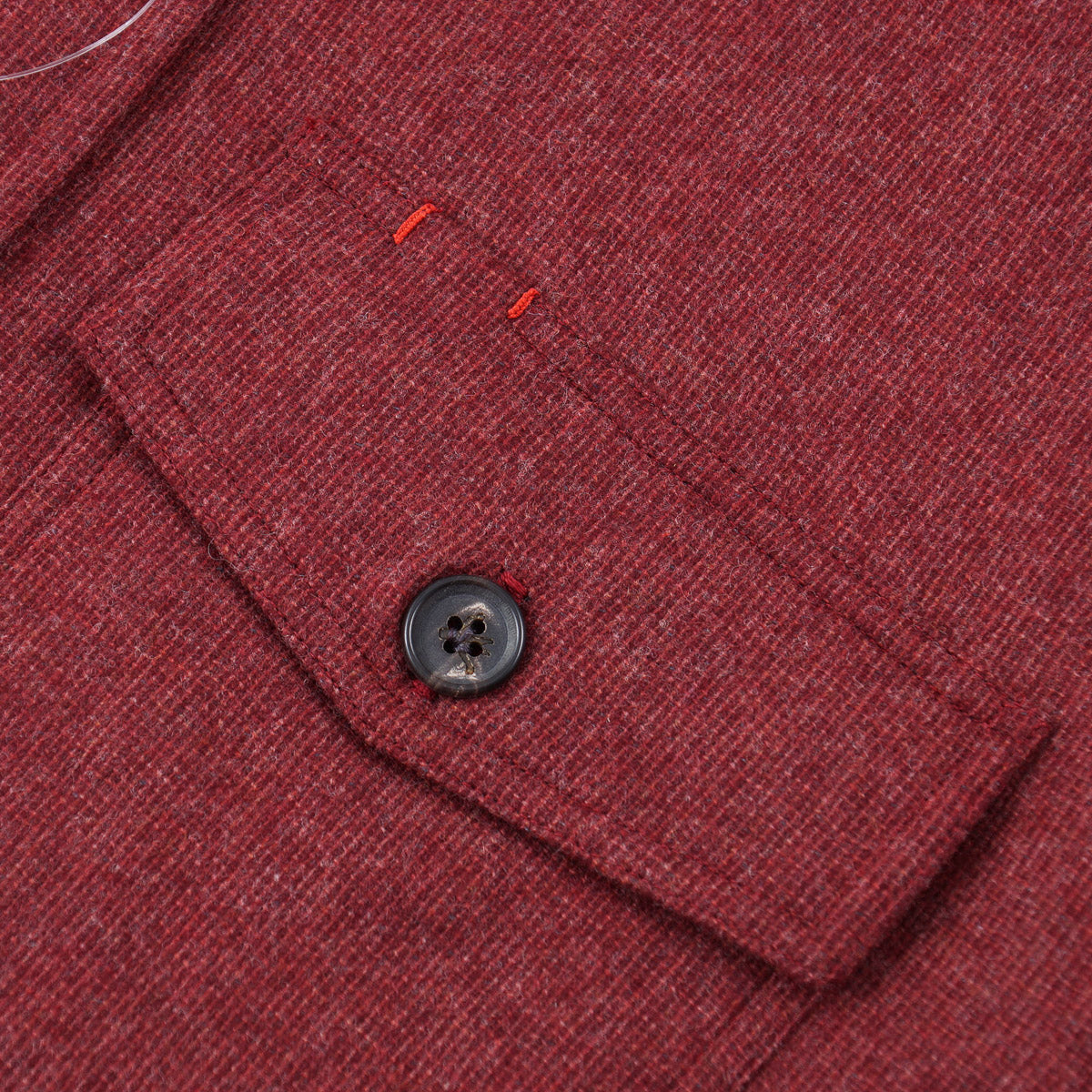 Isaia Flannel Wool-Cashmere Overshirt