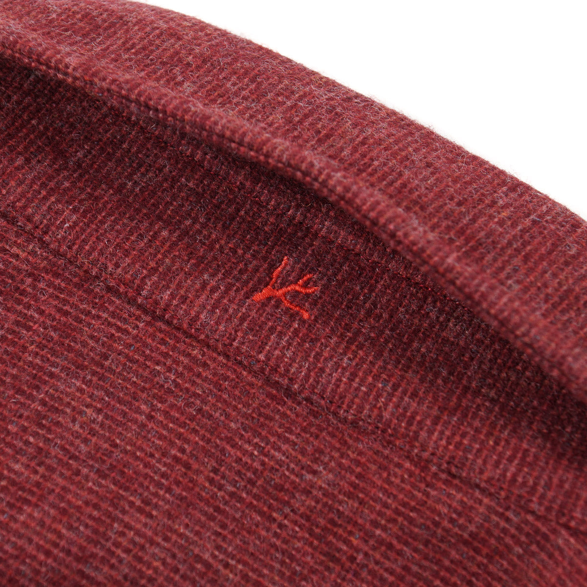 Isaia Flannel Wool-Cashmere Overshirt