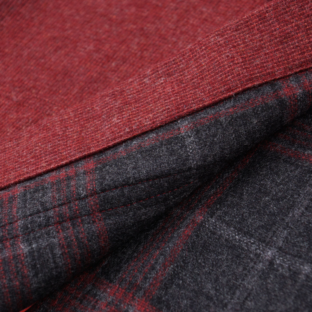 Isaia Flannel Wool-Cashmere Overshirt