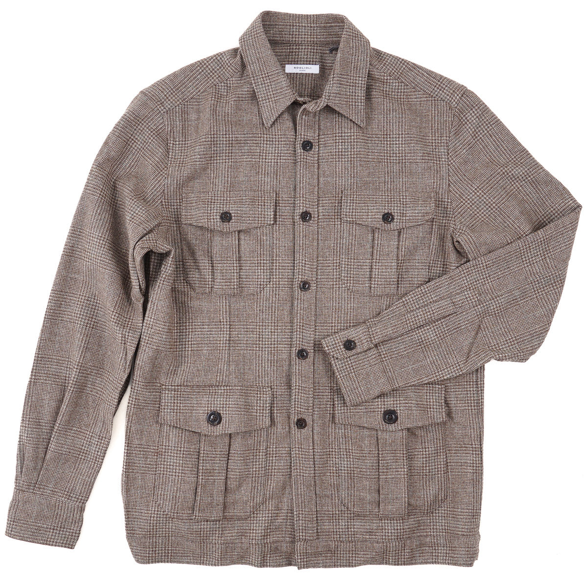 Boglioli Wool Sahariana Shirt-Jacket