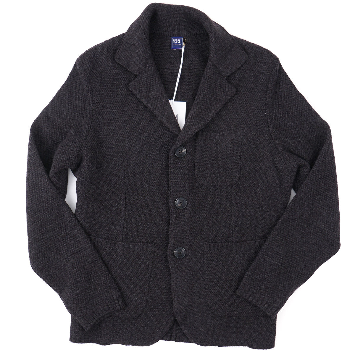 Fedeli Knit Cashmere Sweater-Blazer - Top Shelf Apparel