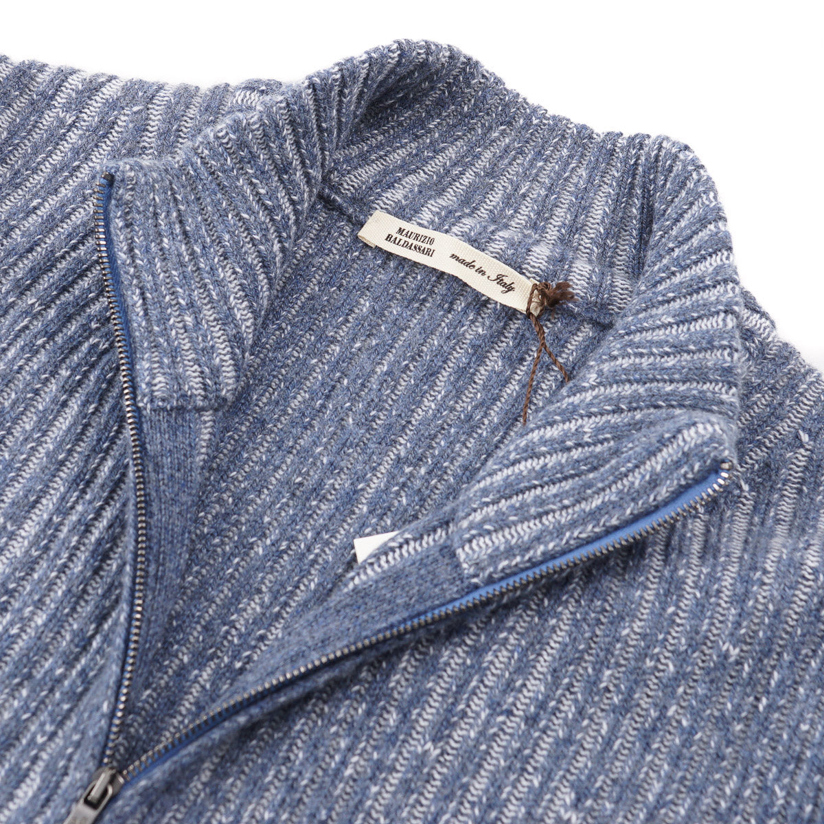 Maurizio Baldassari Full-Zip Cashmere Sweater