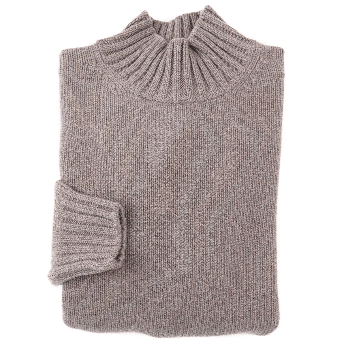 Fedeli Wool-Cashmere Stand Collar Sweater - Top Shelf Apparel