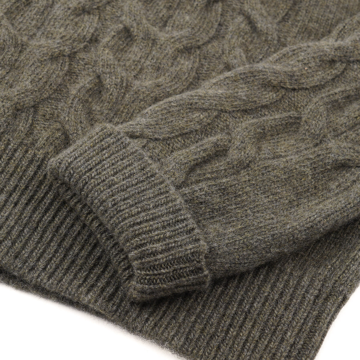 Fedeli Wool-Cashmere Cable Knit Sweater - Top Shelf Apparel