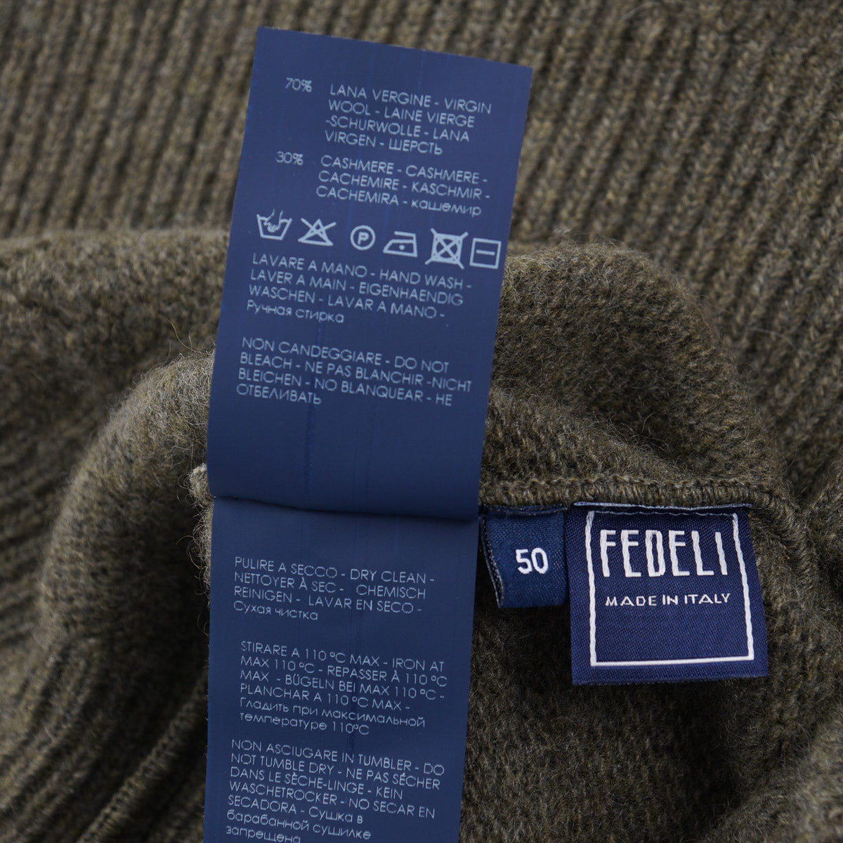 Fedeli Wool-Cashmere Cable Knit Sweater - Top Shelf Apparel