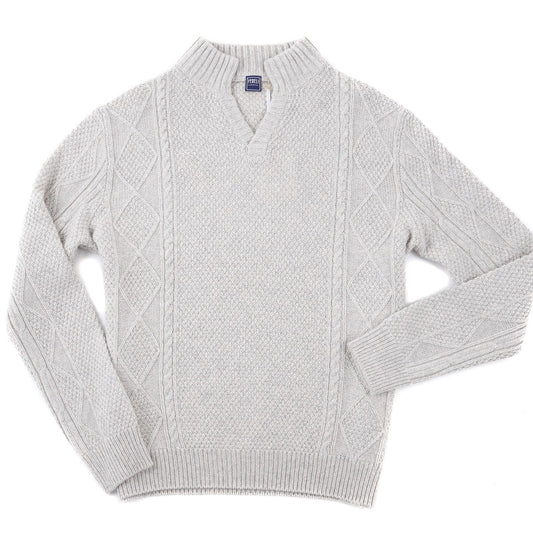 Fedeli Patterned Knit Cashmere Sweater - Top Shelf Apparel