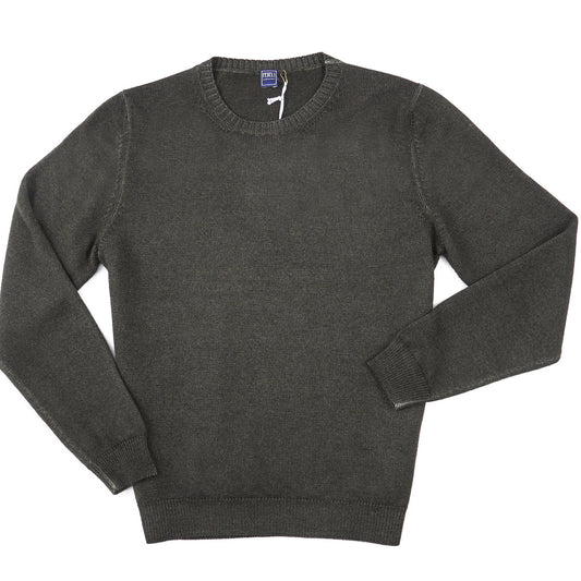 Fedeli Garment-Dyed Merino Wool Sweater - Top Shelf Apparel