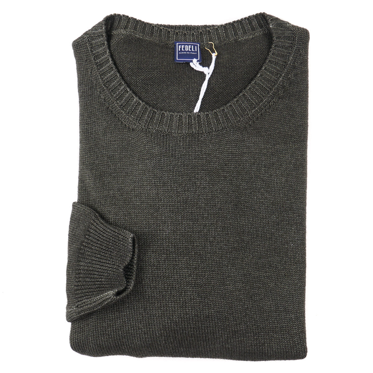 Fedeli Garment-Dyed Merino Wool Sweater - Top Shelf Apparel