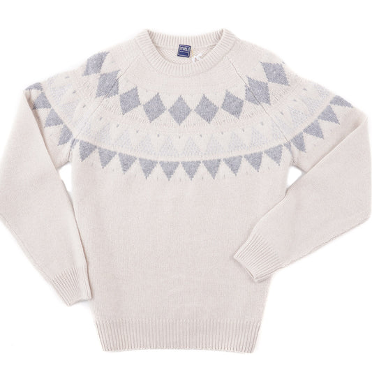 Fedeli Jacquard Knit Cashmere Sweater - Top Shelf Apparel