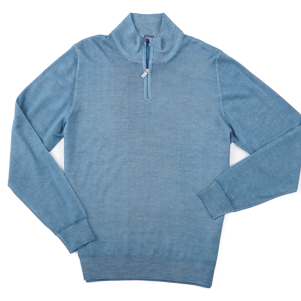 Fedeli Lightweight Half-Zip Wool Sweater - Top Shelf Apparel