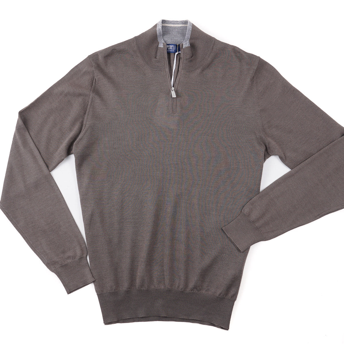 Fedeli Half-Zip Cashmere-Silk Sweater - Top Shelf Apparel