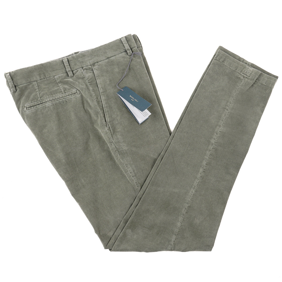 Boglioli Brushed Velvet Cotton Pants