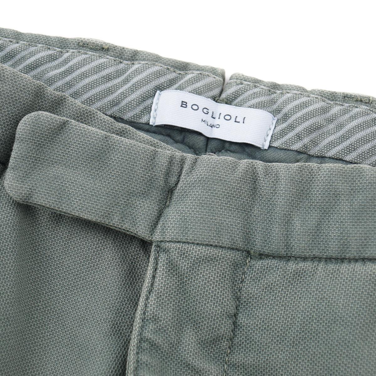 Boglioli Tailored-Fit Woven Cotton Pants